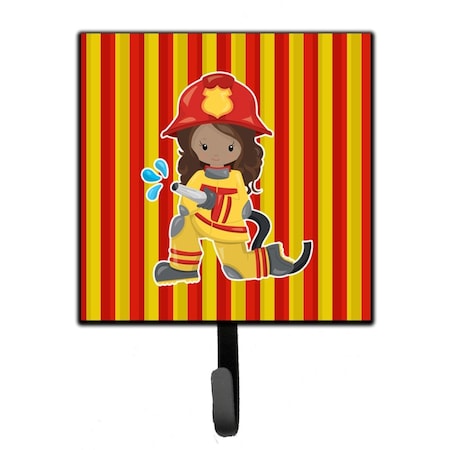 Carolines Treasures Fireman Girl Leash or Key Holder BB7000SH4